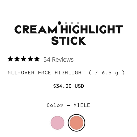 NIB 1999 BEAUTY CREAM HIGHLIGHTER STICK IN MIELE - Picture 3 of 14